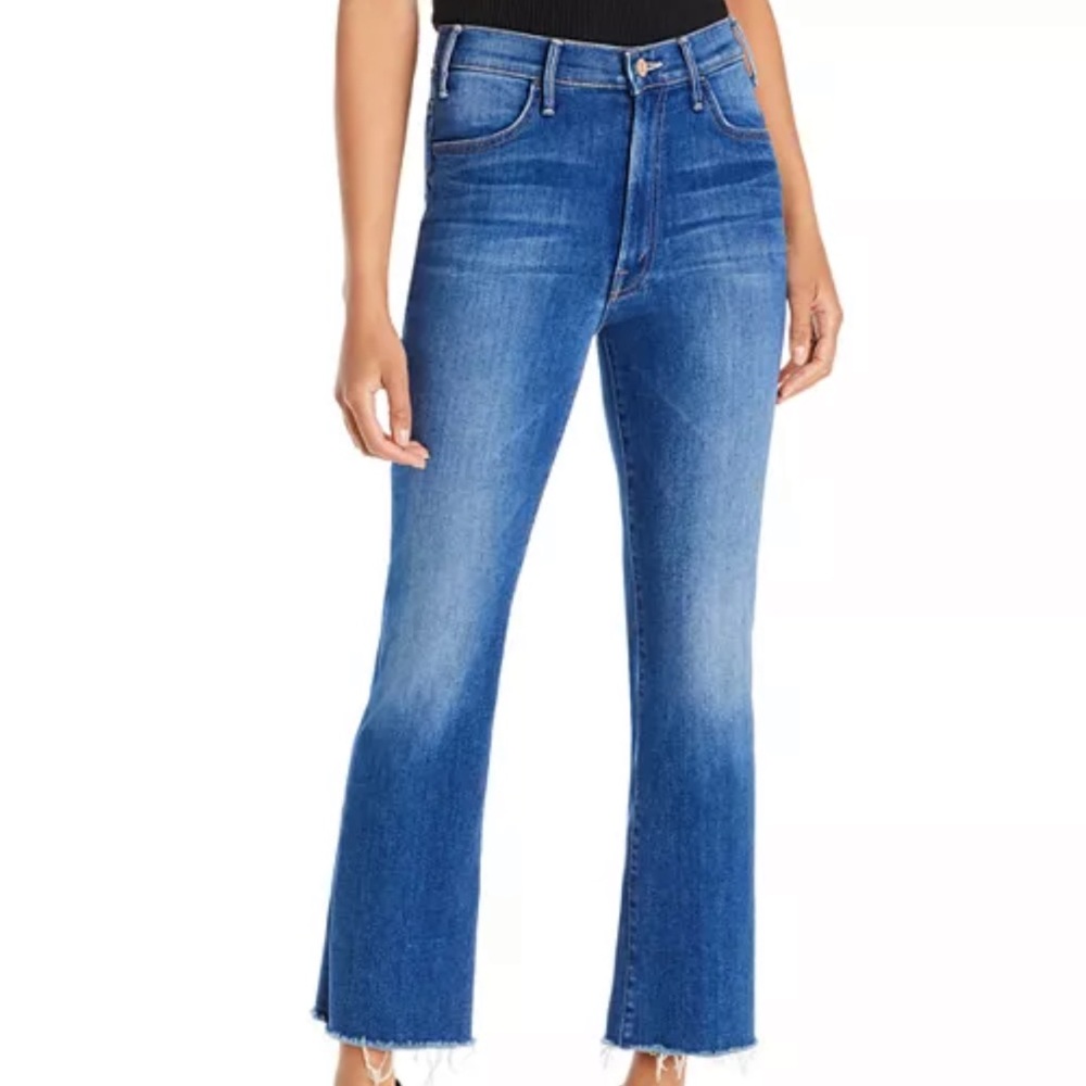Anthropologie Mother denim The Hustler Ankle Fray Balls of Yarn size 26